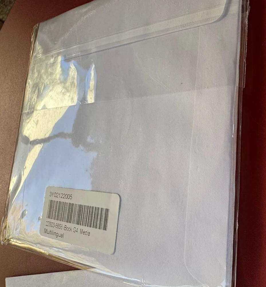 i BOOK G4 Mac OS install Disc 1 , 2 ,3 & Additional Software Disk Version 10.3.7