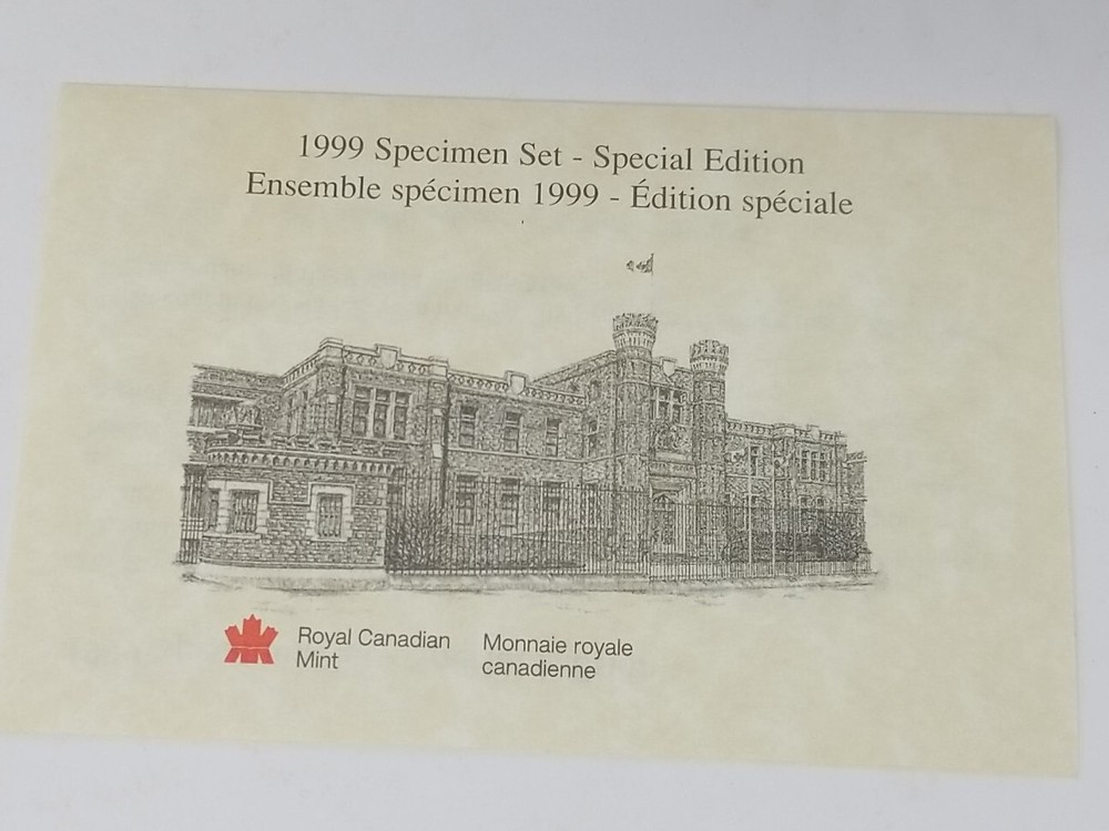 RCM 1999 Specimen Set (7 Coins) OGP #3041