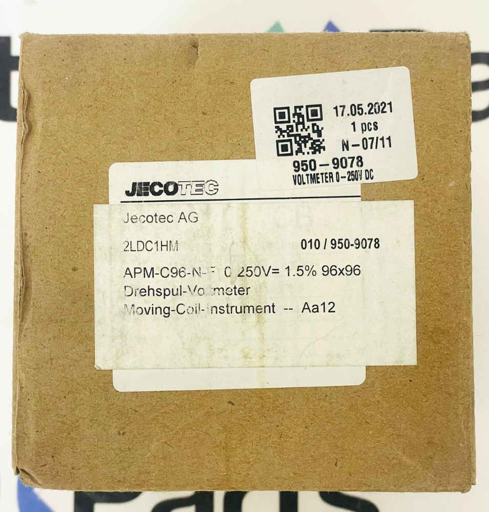 JECOTEC APM-C96-N Analog Voltmeter