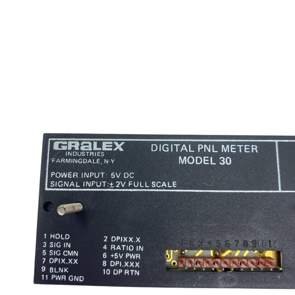 Gralex Model 30 Digital Panel Meter
