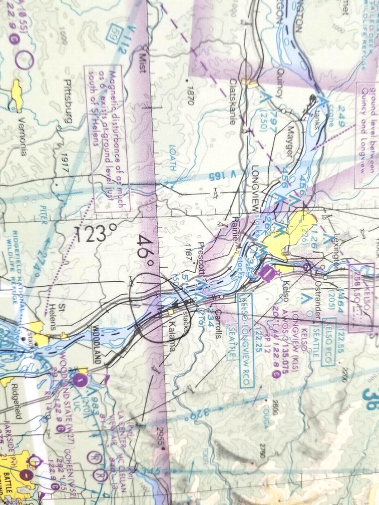 Seattle Sectional Aeronautical Chart 72nd Ed. 2006