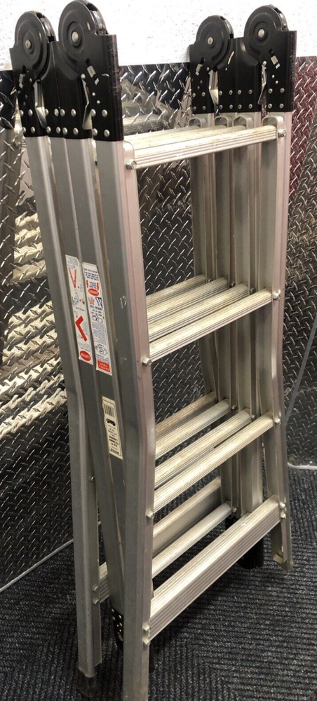 QualityTool - 16.5 ft - Foldaway Ladder type 2