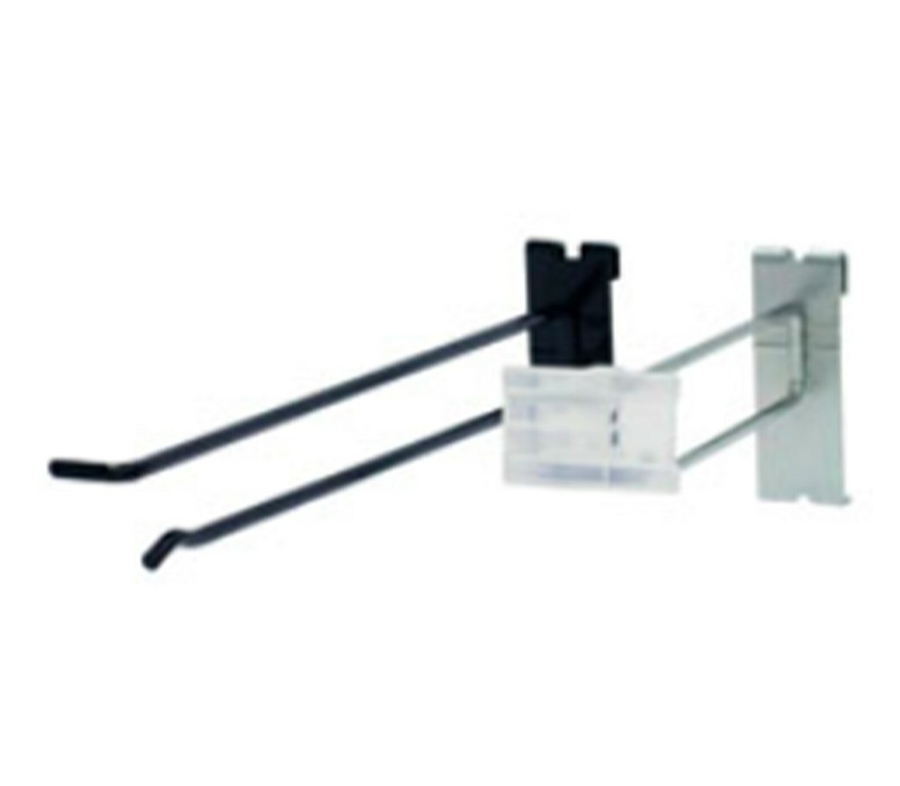 10 Pack - 6" or 12" - Black Scanning Hooks for Grid