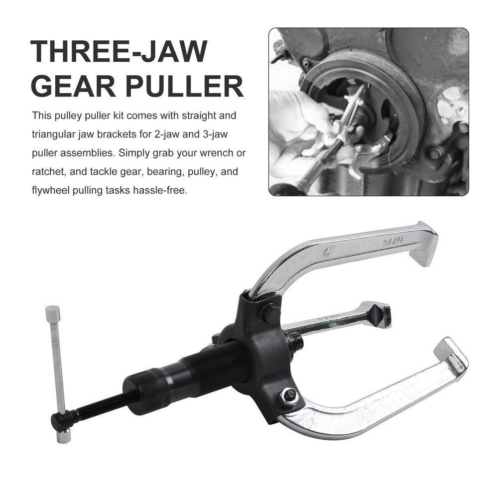 10 Ton Hydraulic Gear Jaw Pulling Bearing Separator Puller Set Kit
