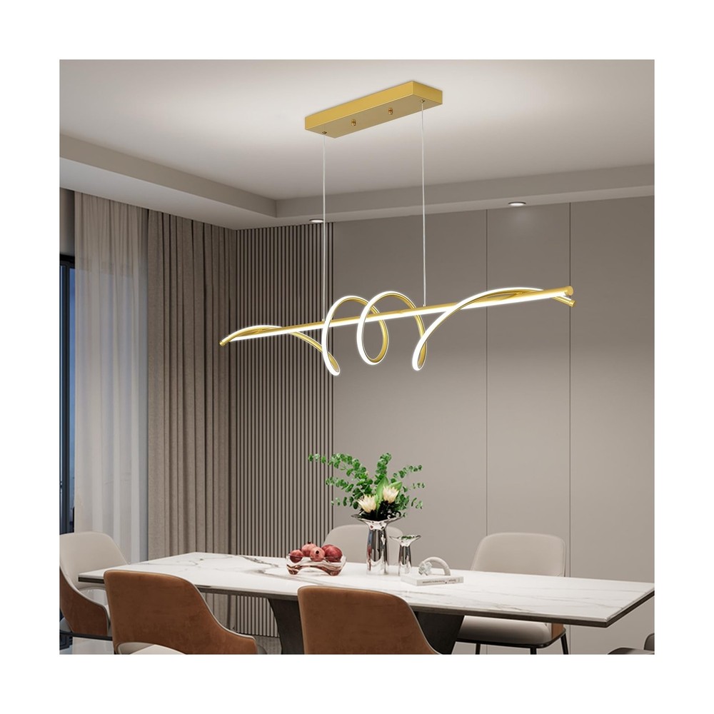 Modern Design Dimmable Desk Linear Pendant Light, with Remote Contr... Fast Ship
