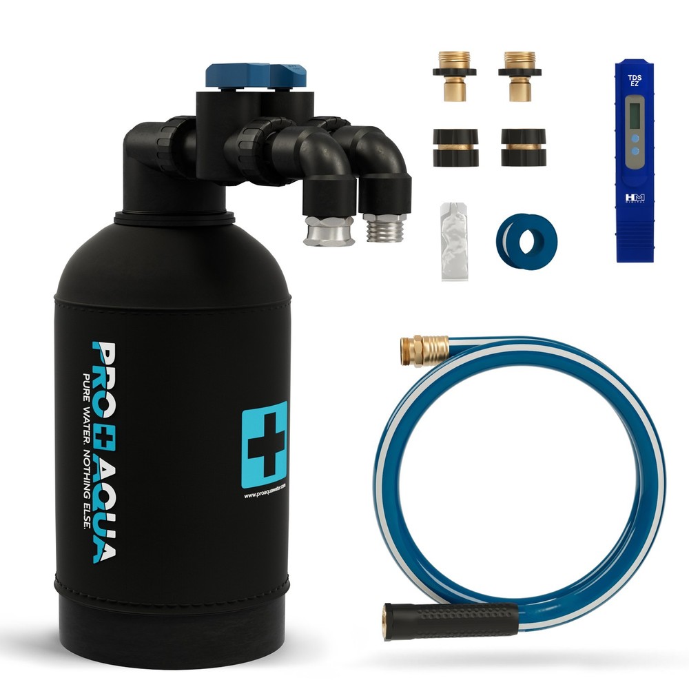 RinseMaster Go | Spotless Portable Deionizer Spot-Free System | 1,100 Gallon