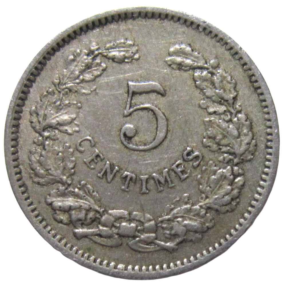 LUXEMBOURG. 5 CENTIMES, 1901.