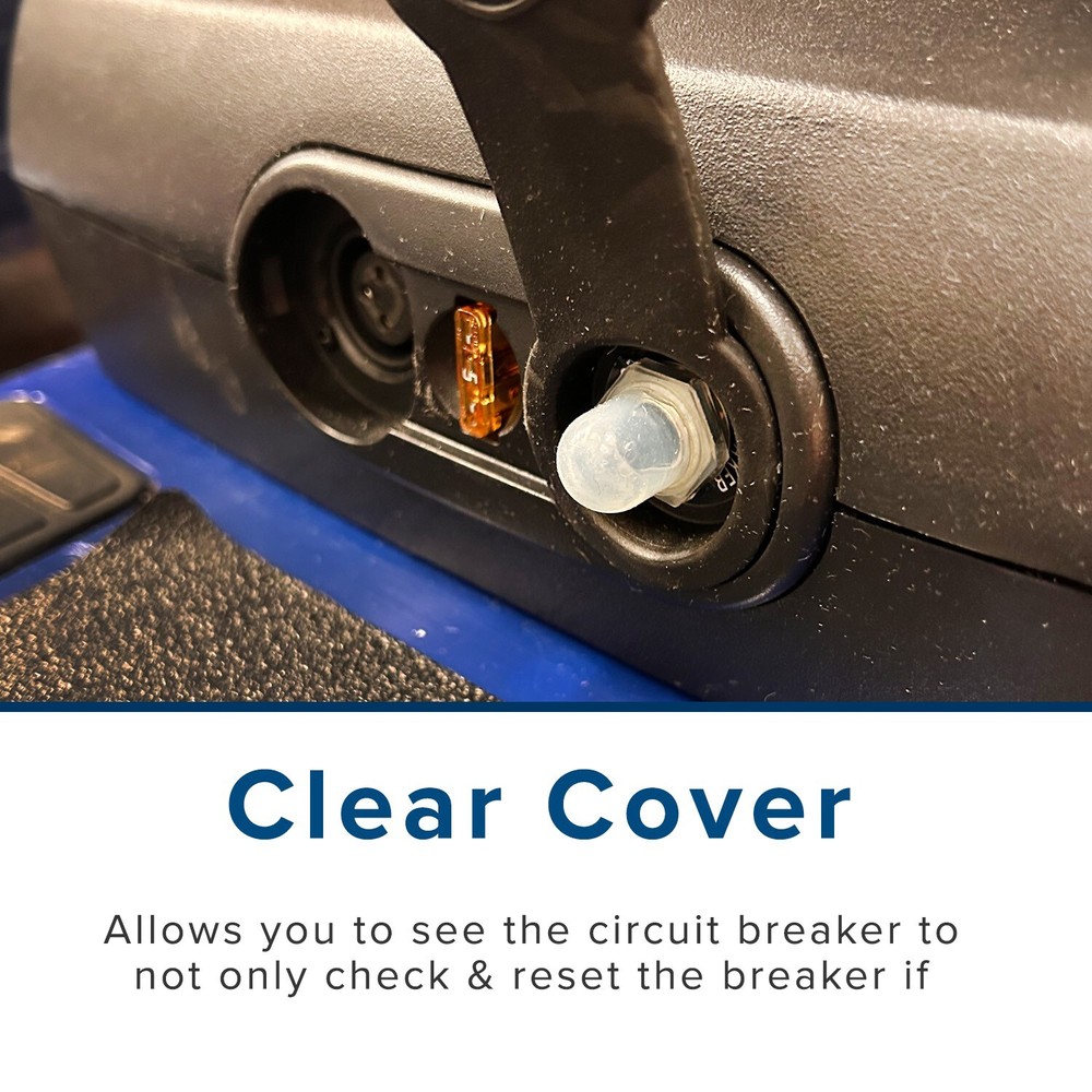 Waterproof Rubber Boot Cover for Push-Button Reset Circuit Breakers 5-Pack