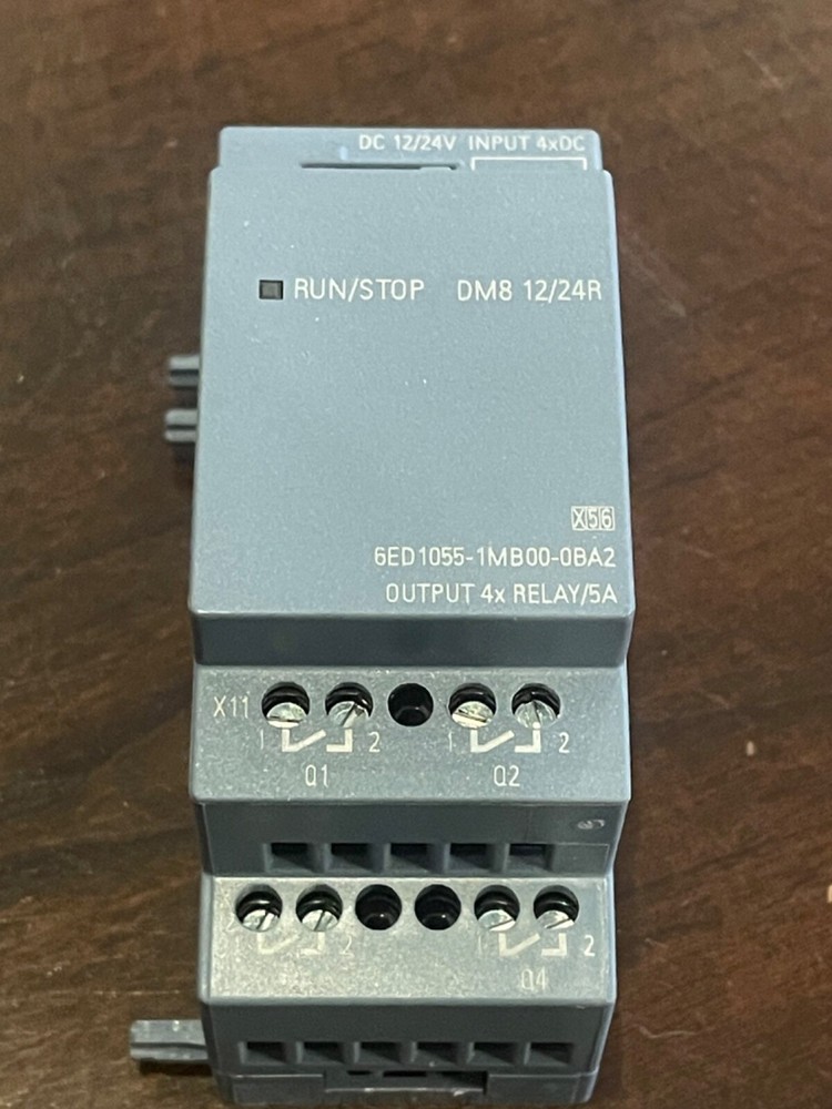Siemens 6ED1055-1MB00-0BA2 6ED10551MB000BA2 LOGO! DM8 12/24R expansion