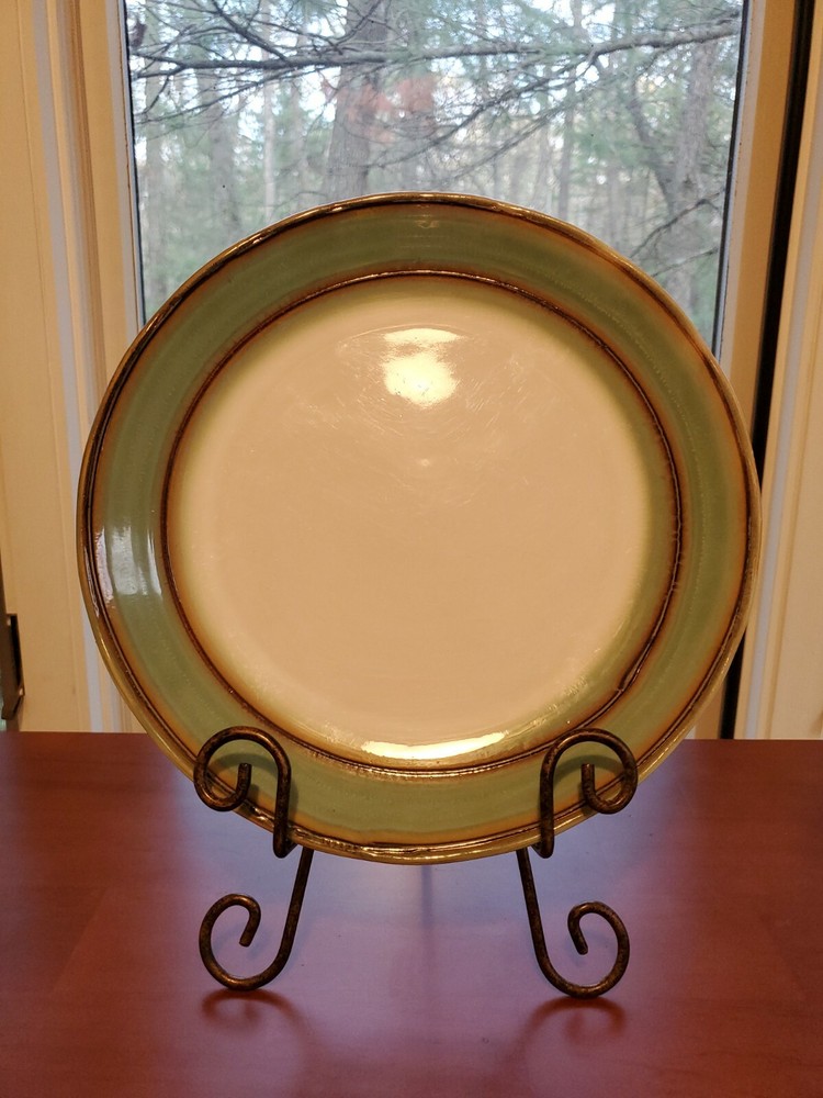 Sango Waves Green 13 Piece Dinner Set