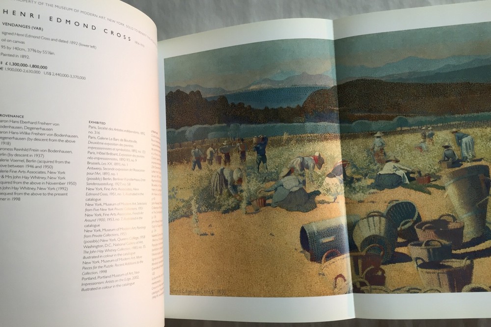 Sotheby's Catalog Impressionist & Modern Art 2005 Softcover Reference Degas Gris