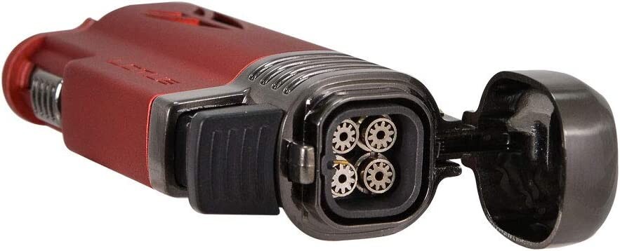 Lotus Defiant Quad Pinpoint Lighter (Red)