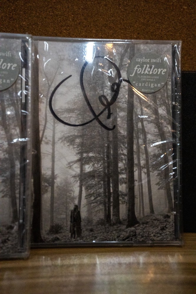 Taylor Swift Autographed Folklore CD Signed Sealed x2