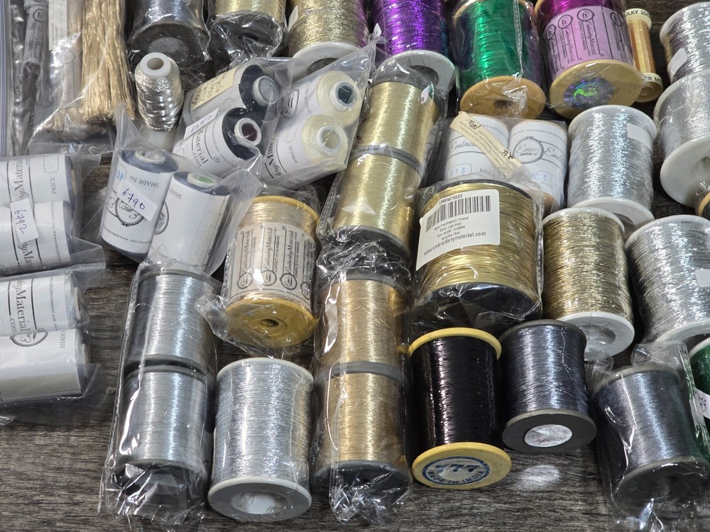 Embroidery Thread Spool Cone Lot Vintage