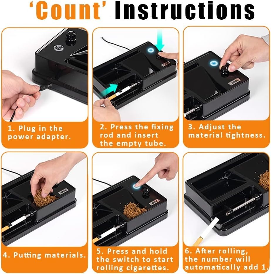 Electric Cigarette Rolling Machine Portable Automatic Infrared Sensing Maker ...