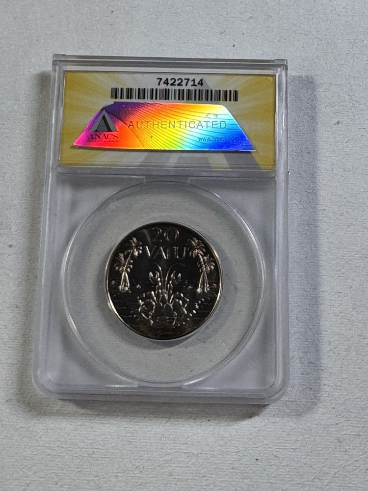 1983 Vanuatu 20 Vatu Graded MS 66 by ANACS