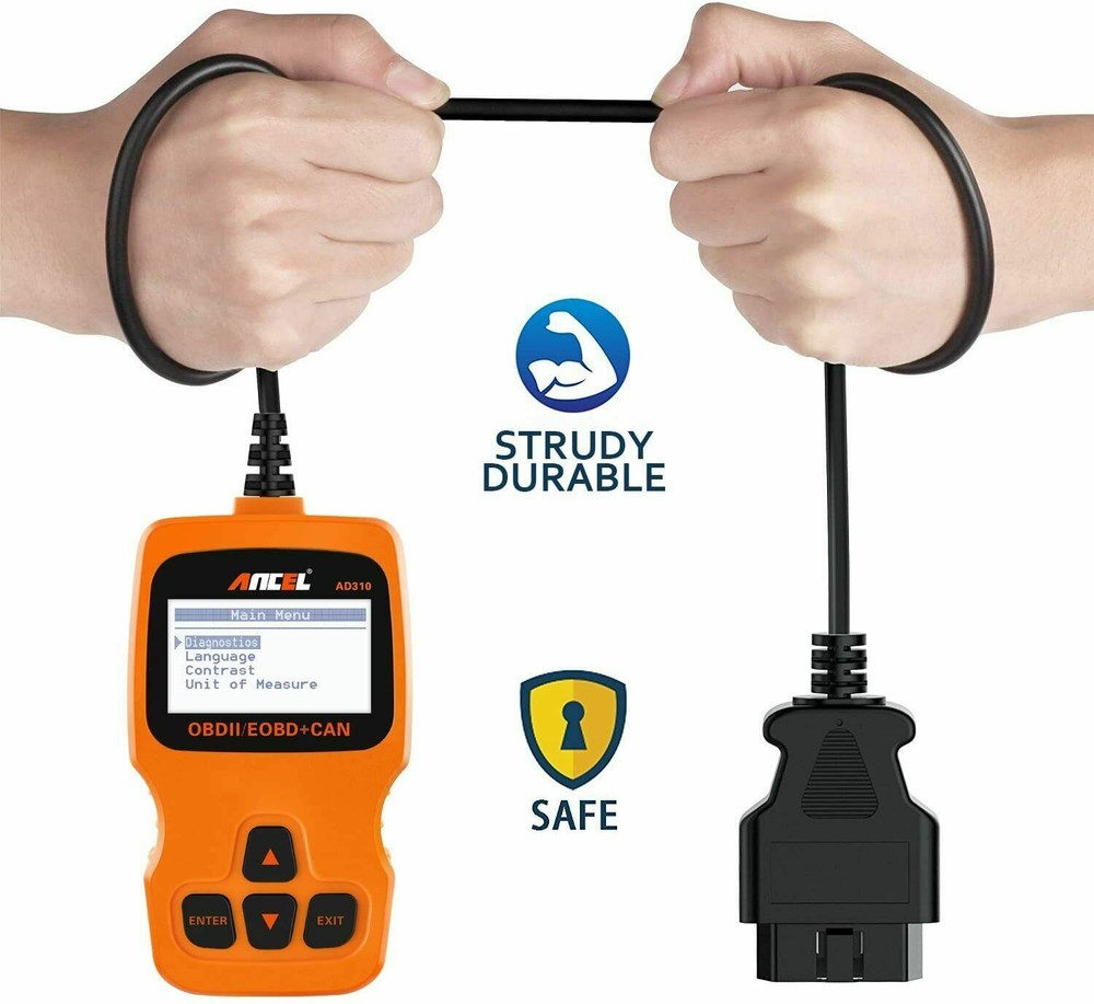 Ancel AD310 Code Reader OBD2 Scanner Car Diagnostic Tool Check Engine Fault