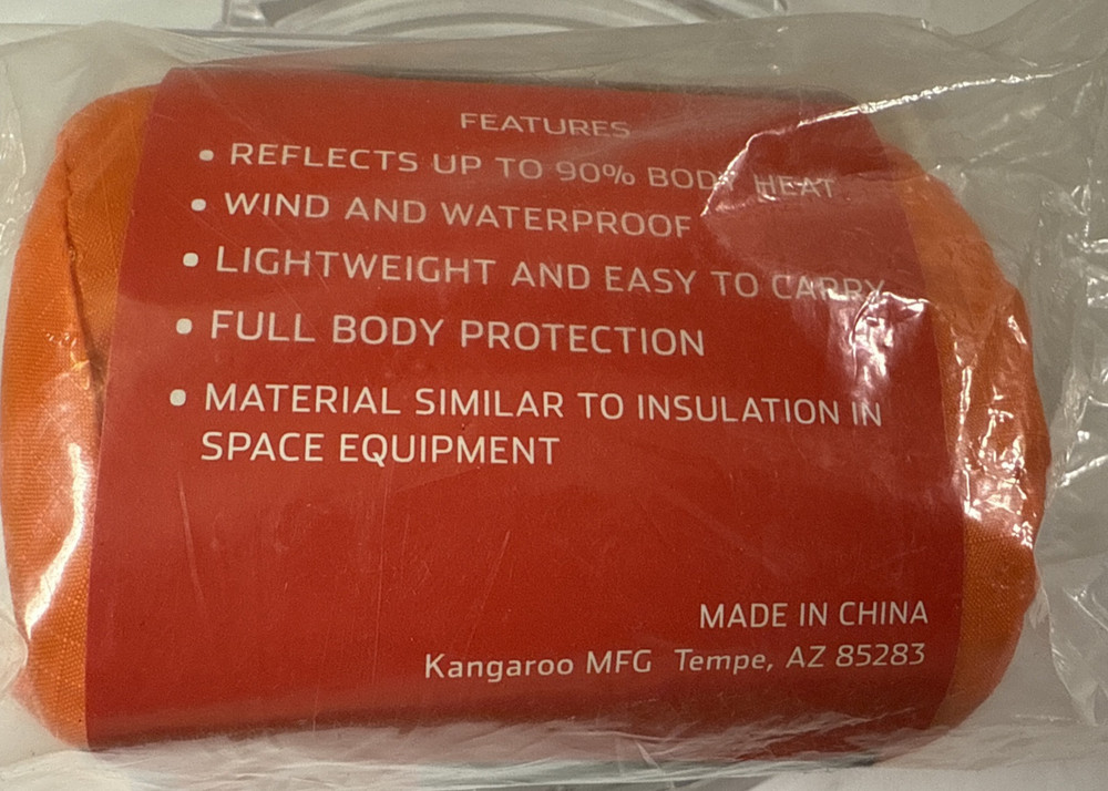 Emergency Sleeping Bag BIVVY SACK Waterproof - Windproof (7 ft x 3 Ft)