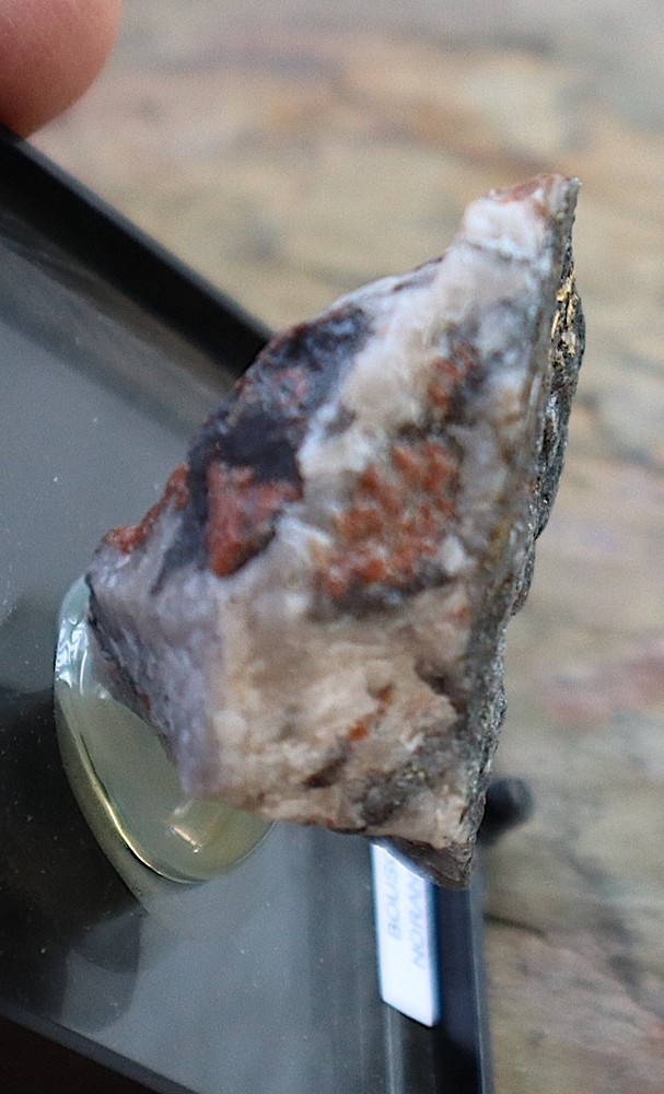 Micro mount gold specimen from Noranda, Quebec