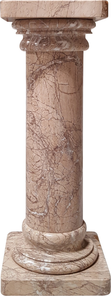 Solid Marble Pedestal Column 37" Tall. Pickup Only.