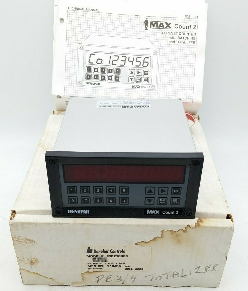 Danaher Controls MC210S00 Display - Tear in Back Panel