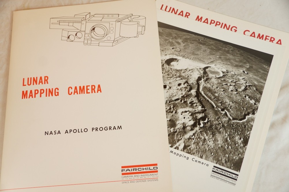 NASA Apollo Program Lunar Mapping Camera Official Internal Documents & Photos