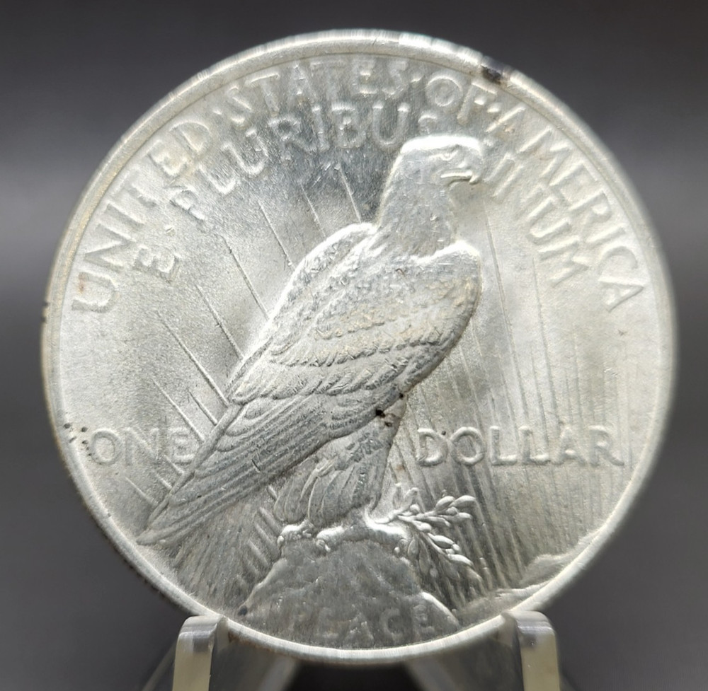 1923 U.S. Peace 90% Silver Dollar