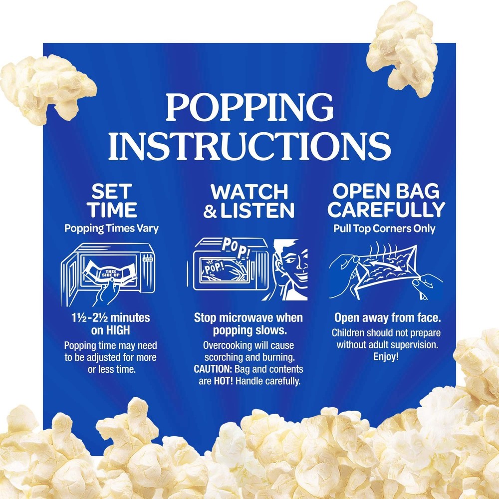 Kettle Corn Microwave Popcorn, 2.75 oz., 6-Count (Pack of 6)
