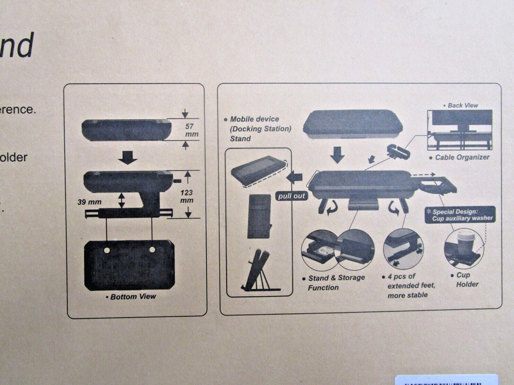 FOALLSER COMPUTER FOLDABLE MONITOR NB STAND