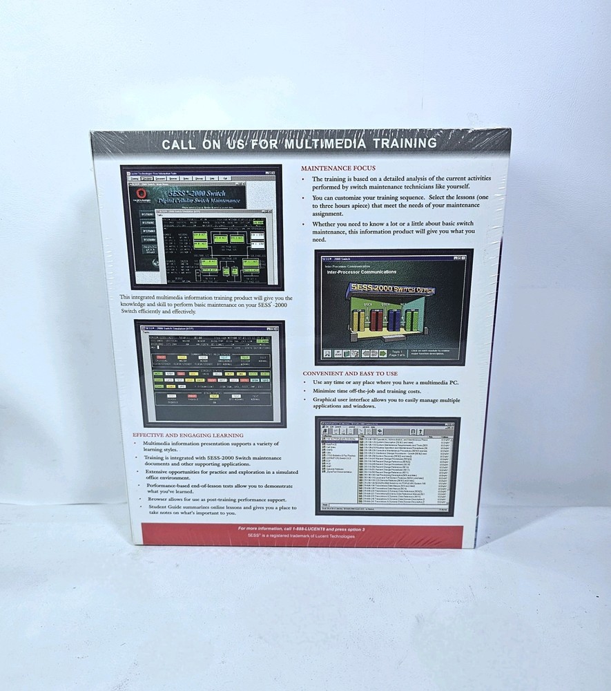 Lucent Tech 5ESS - 2000 Switch Digital Cellular Switch Maintenance Training Set