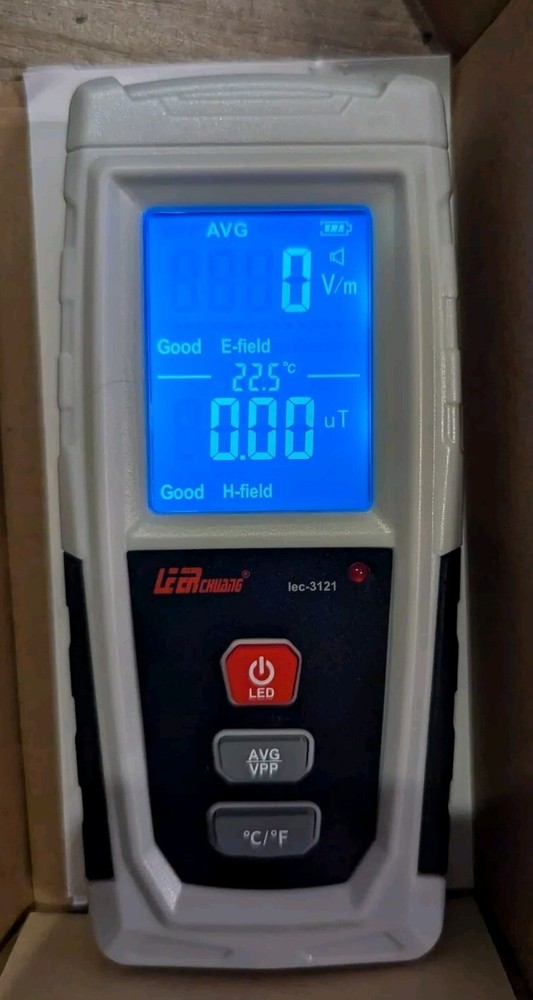 EMF Meter, Rechargeable Electromagnetic Field Radiation Detector