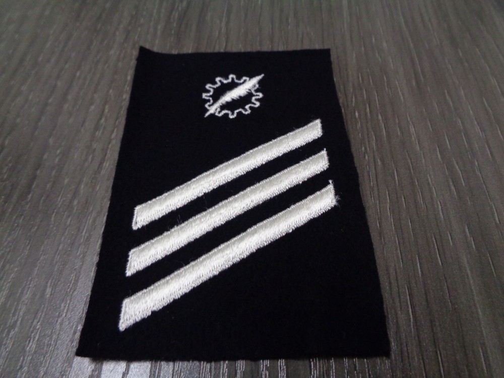 US NAVY DATA PROCESSING E-3 STRIKER RATING Patch VIETNAM ISSUE FELT SQUARE