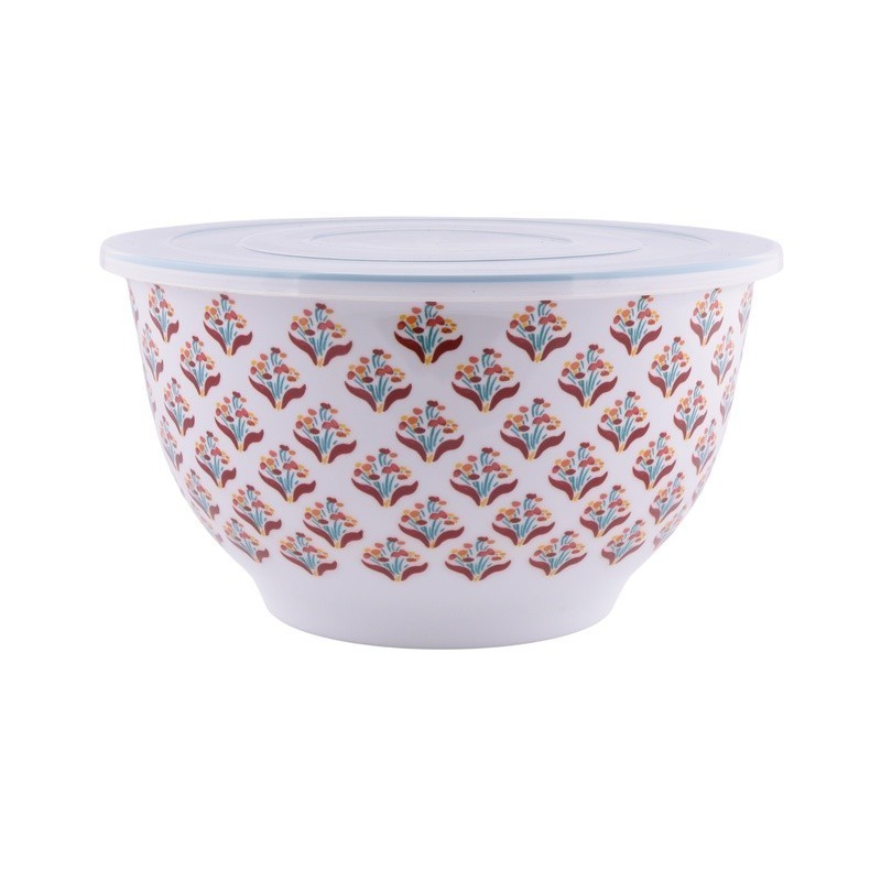 Melamine Mixing Bowl Set 10 Piece Nesting Kitchen Prep Storage Dishwasher Safe
