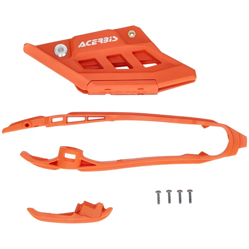 Acerbis 2986720237 Chain Guide and Slider Kit Orange