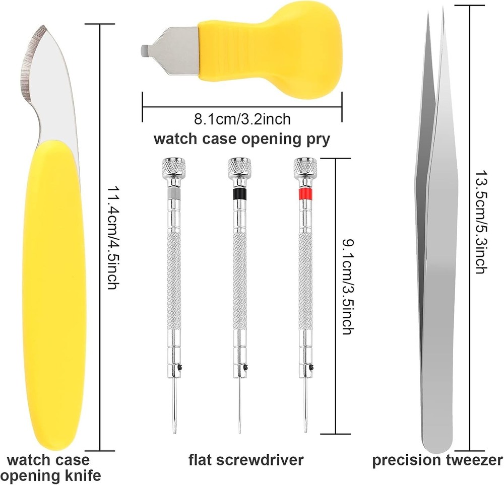 Comprehensive Watch Battery Replacement Kit - 9 Professional Tools for Everyone
