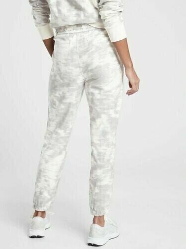 Athleta Farallon Printed Jogger- Inversion Light Grey-Plus Size 26-NWT