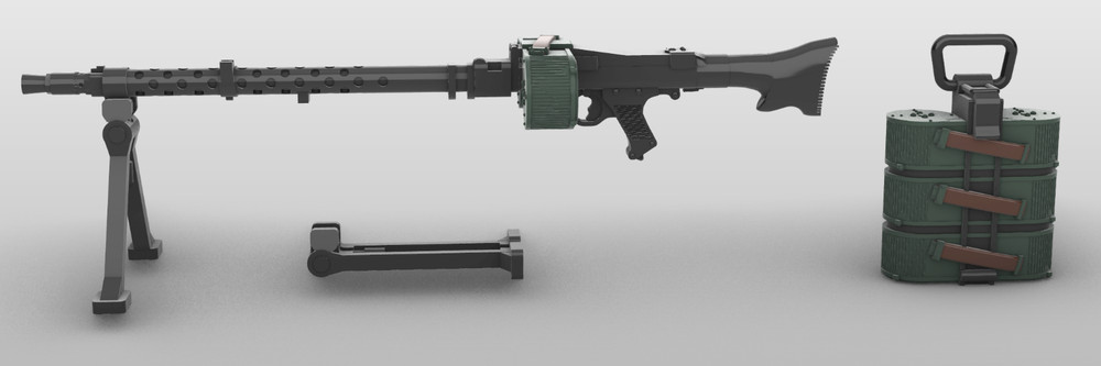 1/16 Scale Battleground MG-34 Machine Gun - Set