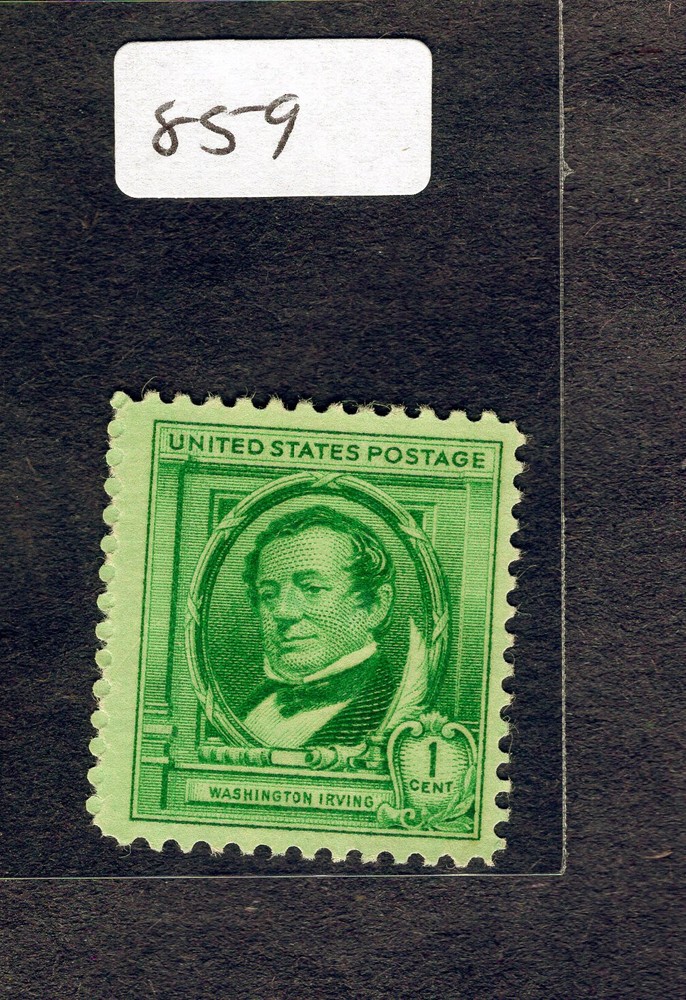 1940 Stamp #859 Washington Irving M/SHM