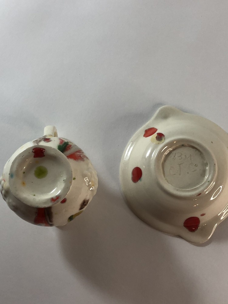 Miniature Confetti Pitcher Water Bowl