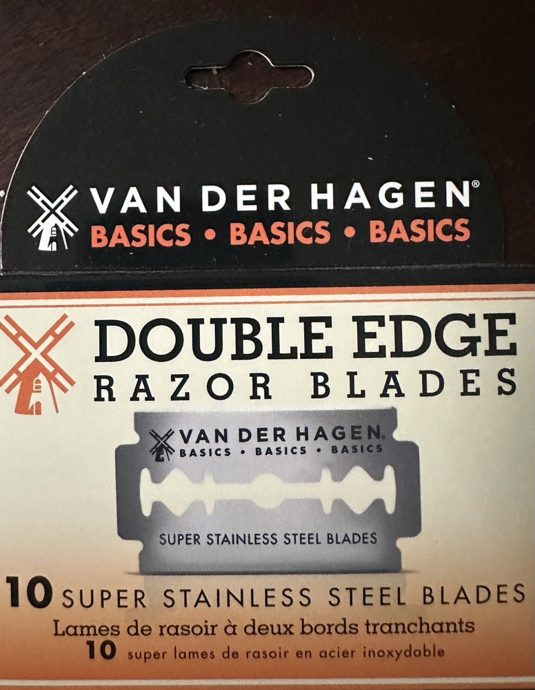 VAN DER HAGEN BASIC DOUBLE EDGE RAZOR BLADES