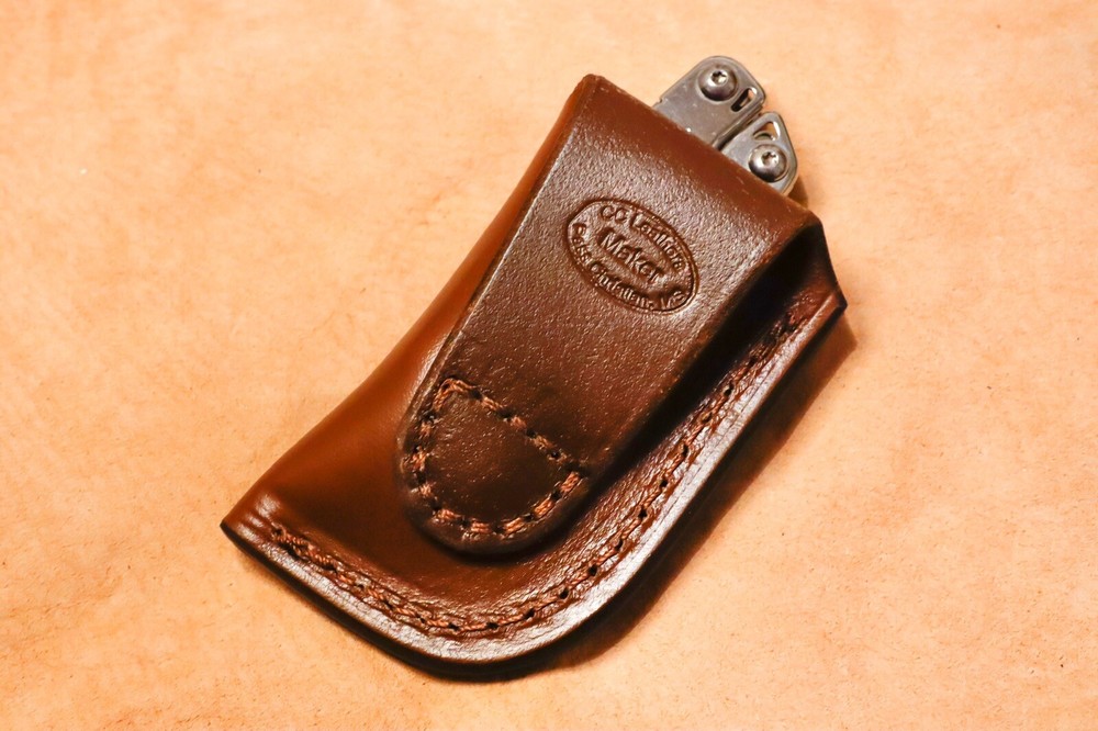 Custom Leather Sheath/Case for Leatherman Wave, Sidekick, Wingman