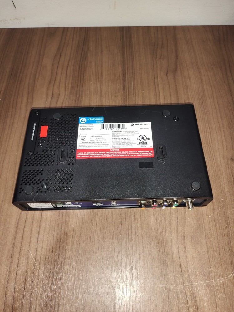 Motorola DCX3200 Set Top Box (Untested)