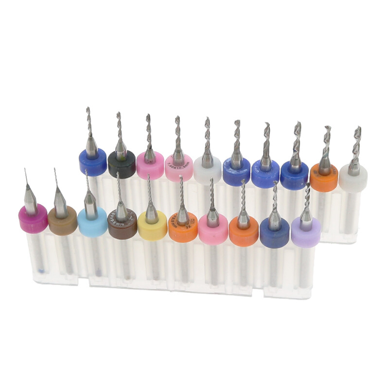 Miniature PCB Drill Bits Tungsten Steel Bits Engraving Drill Bits 0.5mm-3mm