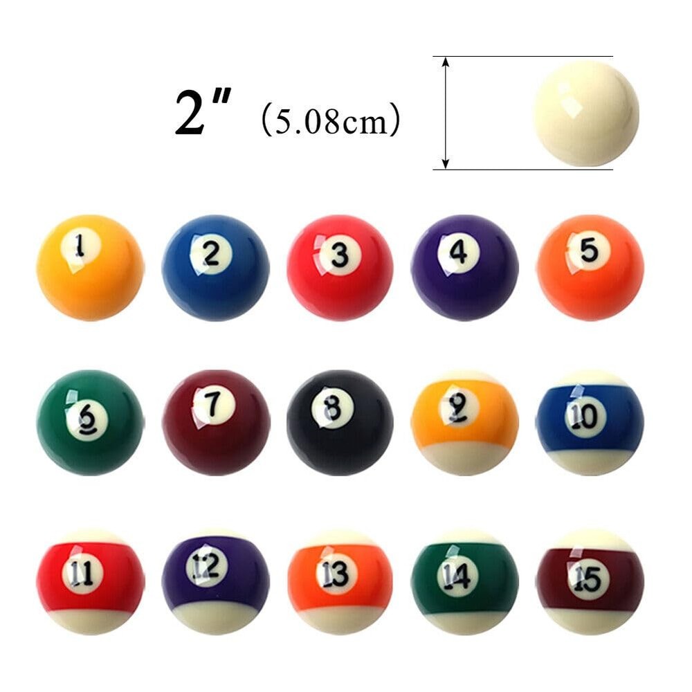 Billiard Balls Pool Ball Set (2 Inch)
