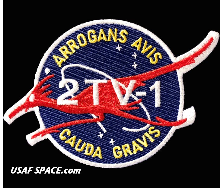 2TV-1 -NASA APOLLO COMMAND MODULE TEST PROGRAM - ORIGINAL AB Emblem  4"  PATCH