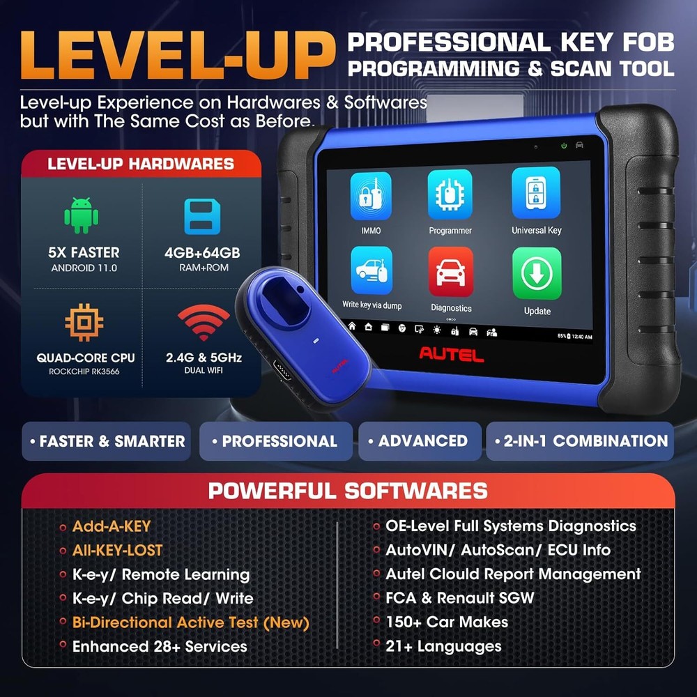 Autel MaxiIM IM508S PRO IMMO Key Programmer Auto Diagnostic OBD2 Scanner Tool