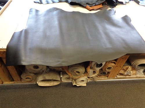 LEATHER HIDE TEXTURED BLACK 59 3/4" X 46 3/4"