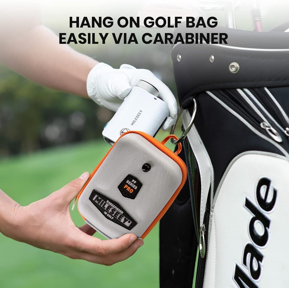 Durable Hard Shell Golf Rangefinder Case - Water and Scratch Resistant Design