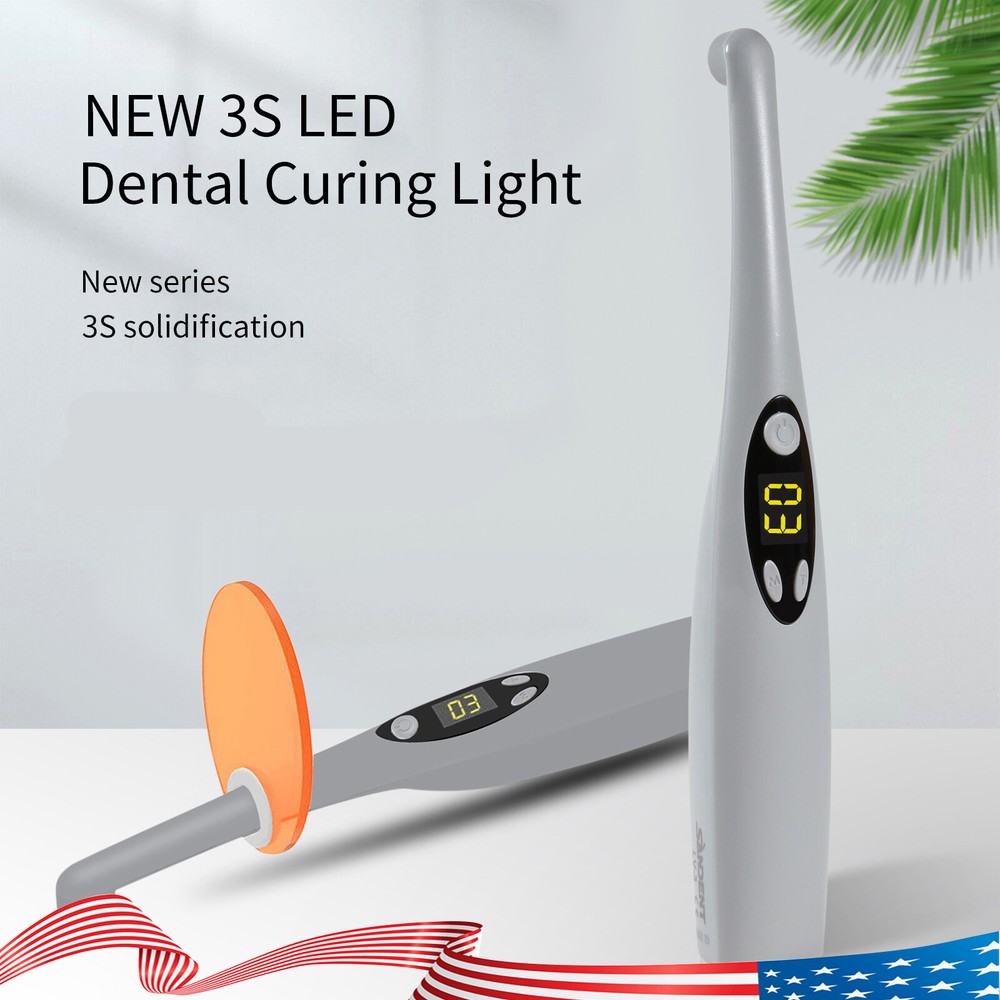 Dental Wireless Cordless iLed 3 Second LED Curing Light 3S Cure Lamp US plug dn