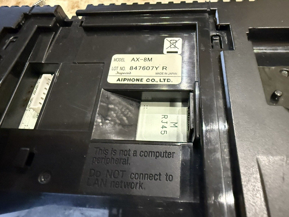 AIPHONE AX-8M Master Station, AX8M A-10